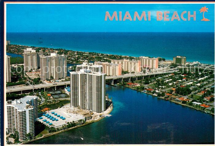 Miami Beach Marco Polo Hotel and Golden Beach Air view