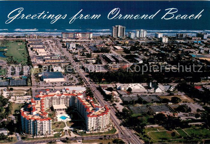 Ormond Beach Air view overlooks Granada Boulevard
