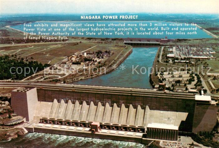 New York City  St Lawrence Power Project Air view