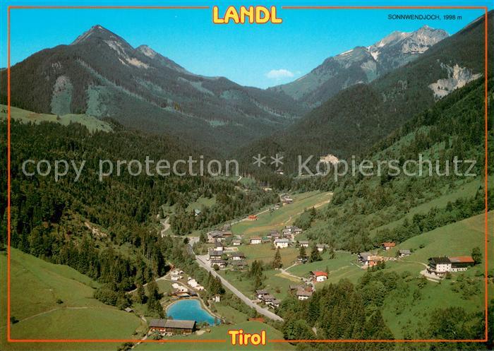 Landl Thiersee Fliegeraufnahme mit Sonnwendjoch
