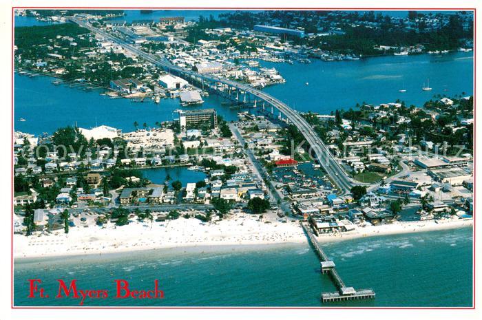 Florida US-State Fort Myers Beach Air view