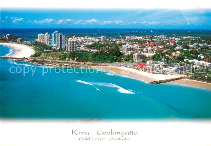 Queensland Kirra Coolangatta Gold Coast Air view
