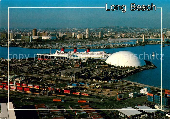 Long Beach California Hafen Fliegeraufnahme