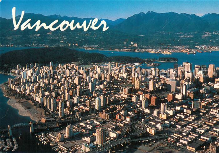 Vancouver BC Canada Aerial view