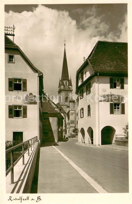 Radolfzell Bodensee Ortszentrum Blick zur Kirche
