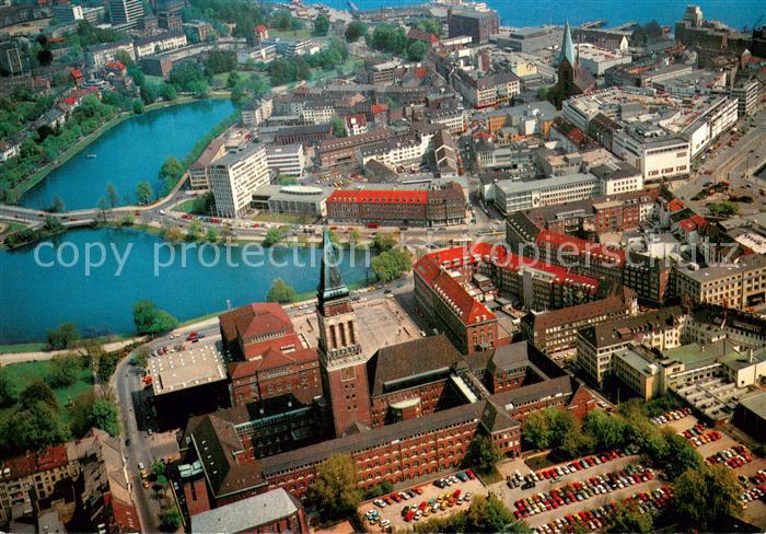 KIEL  CITY Blick auf Rathaus und Centrum