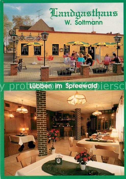 Luebbenau Spreewald Landgasthaus Soltmann Restaurant Terrasse
