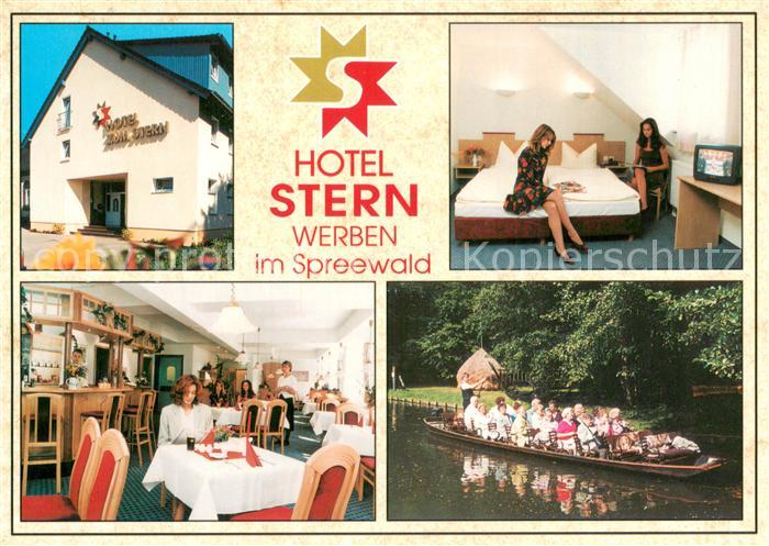 Werben Niederlausitz Hotel Stern Fremdenzimmer Restaurant Kahnfahrt Wasserstrass