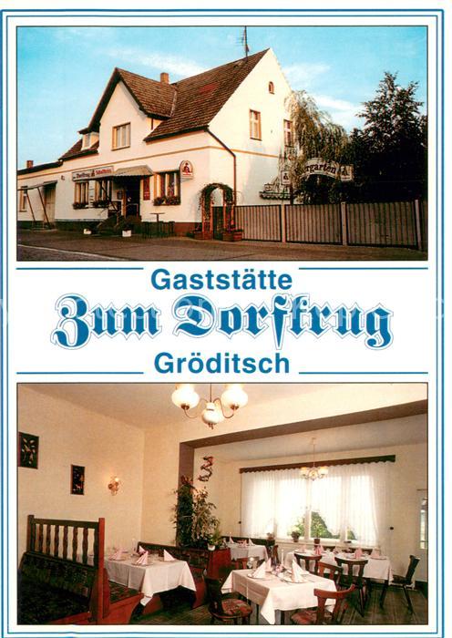 Groeditsch Gaststaette zum Dorfkrug Gastraum