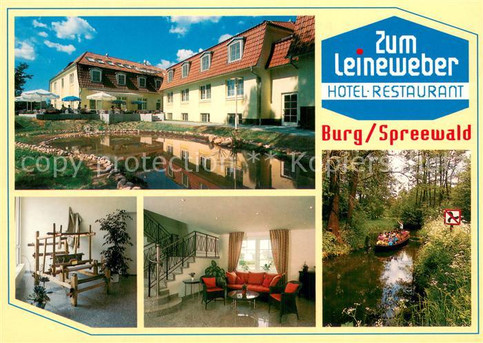 Burg Spreewald Hotel Restaurant Zum Leineweber Wasserstrasse Kahnfahrt
