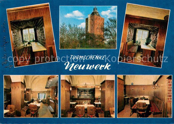 Neuwerk Cuxhaven Nordseebad Turmschenke Neuwerk 600 Jahre alter Leuchtturm