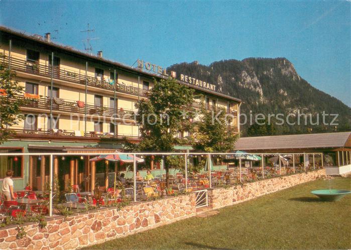 Inzell Traunstein Bayern Kuranstalt Haus Bachleitner Restaurant Terrasse