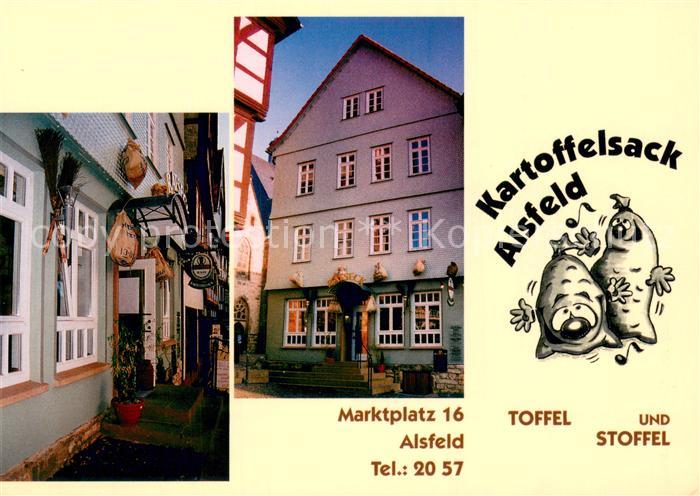 Alsfeld Gaststaette Kartoffelsack am Marktplatz