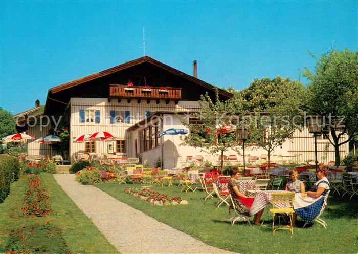 Gstadt Chiemsee Cafe am See Gartenterrasse