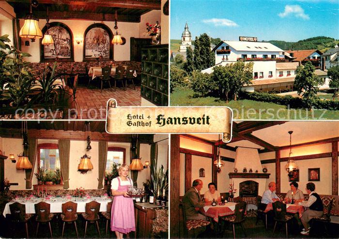 Rothenkirchen Oberfranken Hotel Gasthof Hansveit im Frankenwald Gastraum
