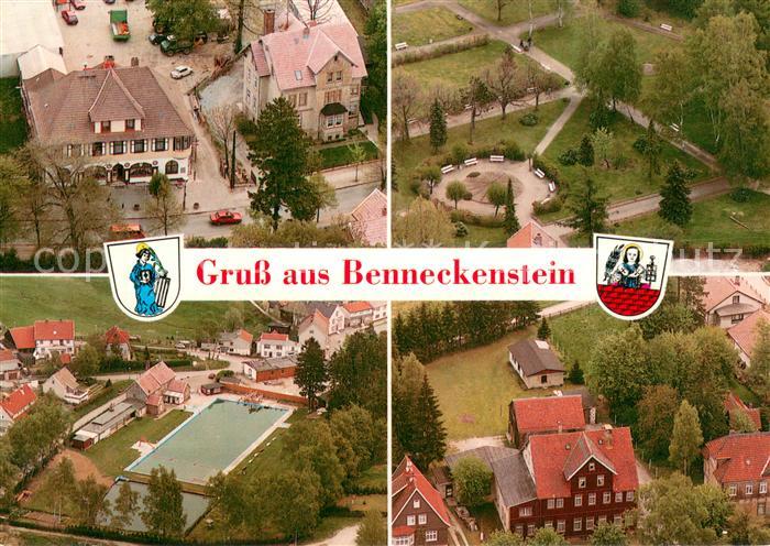 Benneckenstein Harz Rathaus Kurpark Freibad Brennereiweg Wappen