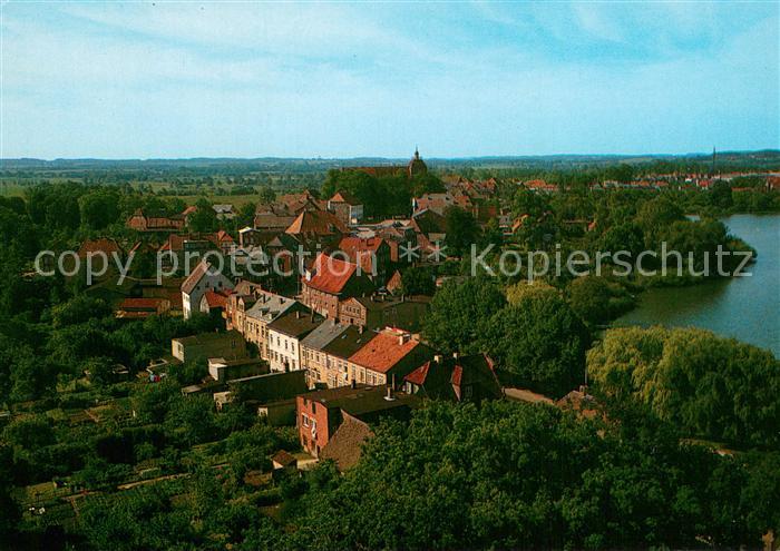 Schoenberg Mecklenburg Stadtpanorama Oberteich Rupensdorfer Teiche