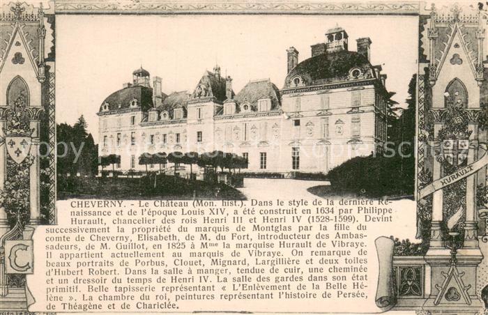 Cheverny Chateau Monument historique Louis XIV Histoire