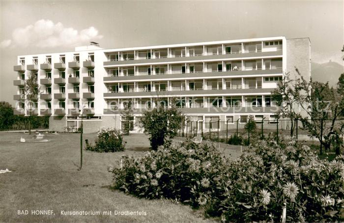 Bad Honnef Kursanatorium mit Drachenfels