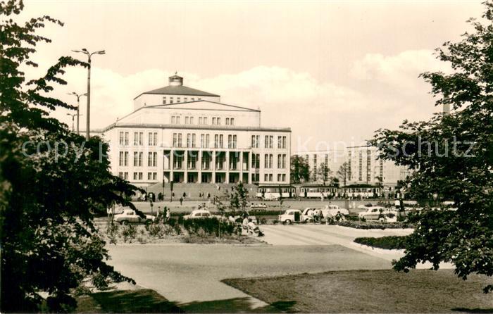 LEIPZIG Sachsen Opernhaus am Karl Marx Platz Messestadt