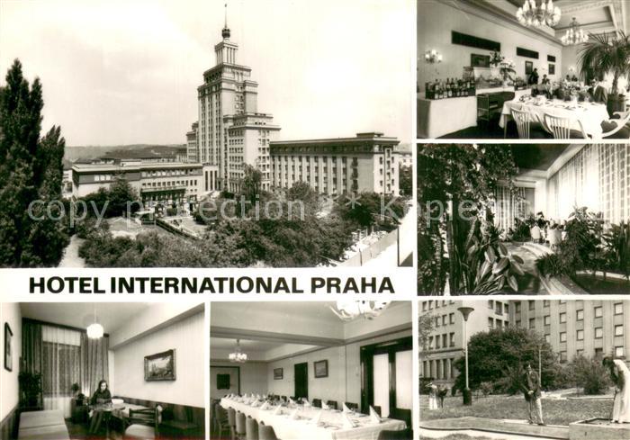 Praha Prahy Prague Hotel International Restaurant Festtafel Minigolf