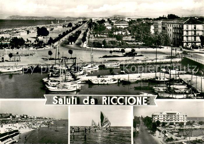 Riccione Italia Panorama Hafen Strand