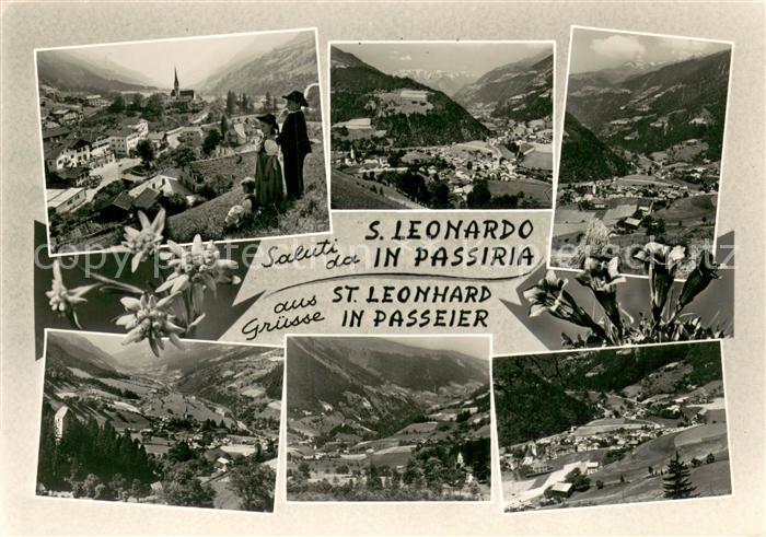 St Leonhard Passeier Landschaftspanorama Alpen Alpenflora