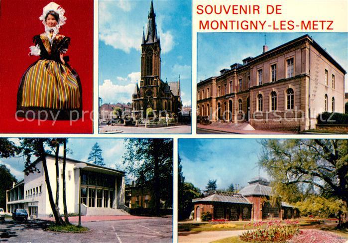 Montigny-les-Metz Vues d ensemble Eglise Puppe Trachten