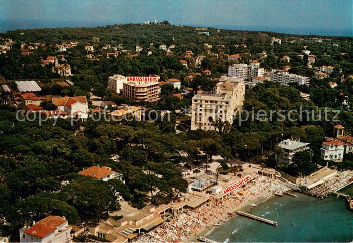 Juan-les-Pins Antibes 06 Hotel des Ambassadeurs et sa plage vue