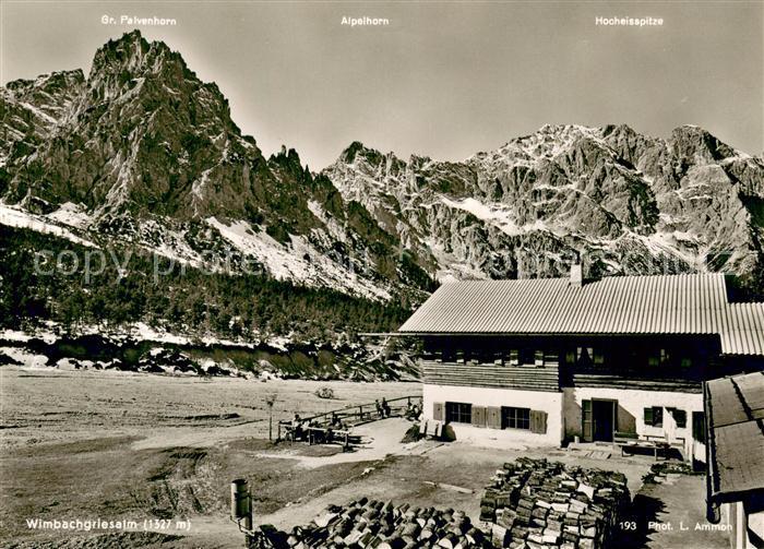 Ramsau Berchtesgaden Wimbachgriesalm Berchtesgadener Alpen