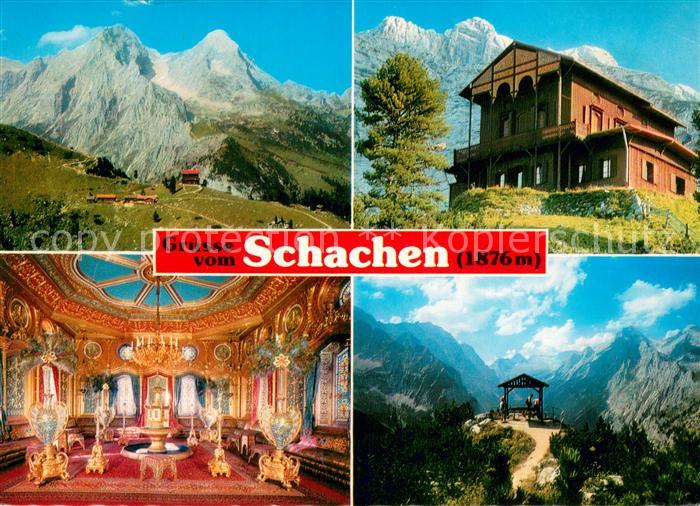Schachen Garmisch Schachenhaeuser Schachenschloss Innenraum Aussichtspunkt Reint