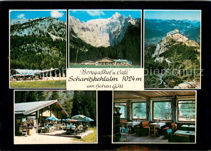 BERCHTESGADEN Bayern Berggasthof Cafe Scharitzkehlalm am hohen Goell Kohlsteinha