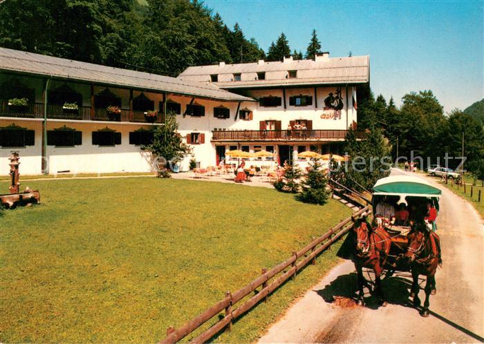 Oberstdorf Fackler Kur- und Erholungsheim am Christlessee Planwagen