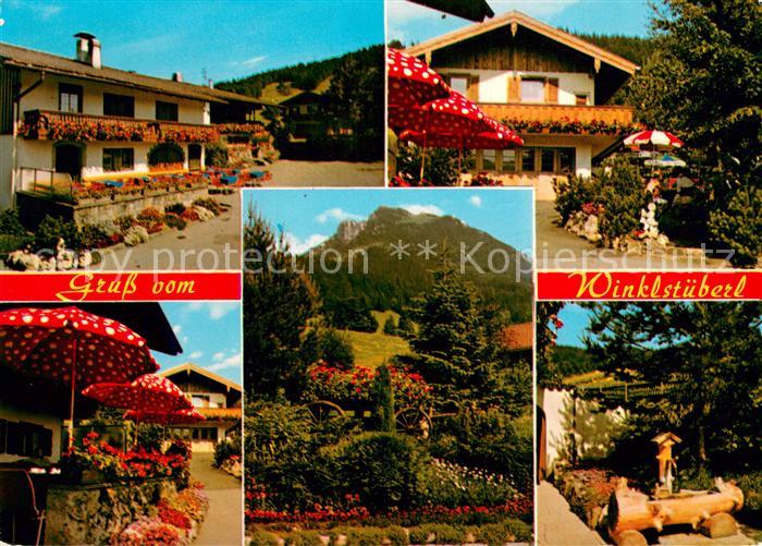 Winkl Fischbachau Cafe Winklstueberl Garten Holzbrunnen