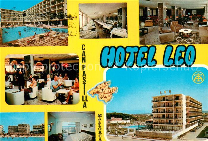 Can Pastilla Palma de Mallorca Hotel Leo Piscina Restaurante Bar