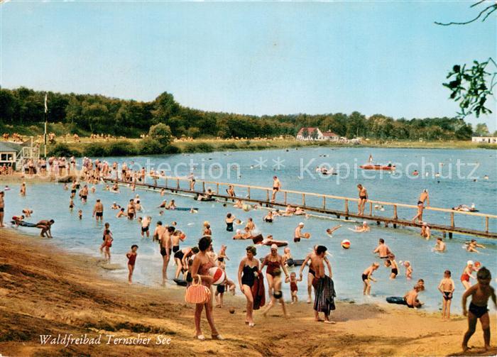 Selm Haus Seeblick mit Waldfreibad und Cobigolf Kleinsportanlage am Ternscher Se
