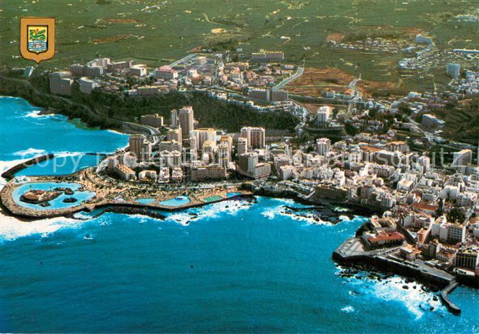 Puerto de la Cruz Vista parcial aerea