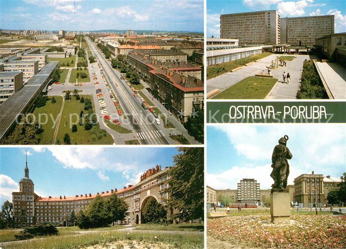 Poruba Ulice Vitezneho unora Areal Vysoke skoly banske Namesti kvetna Alsovo nam