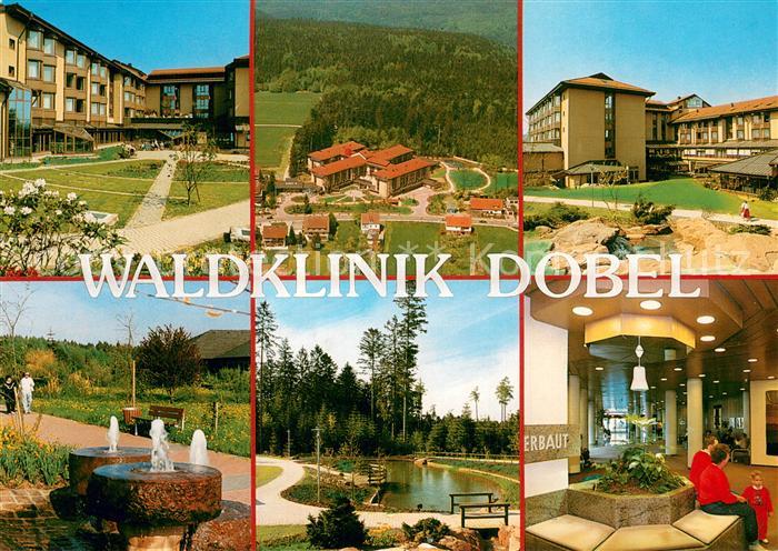 Dobel Schwarzwald Waldklinik Dobel Park Brunnen Foyer