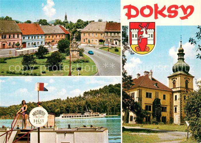 Doksy Hirschberg See CZ Pristaviste Doksy Plaz Schloss