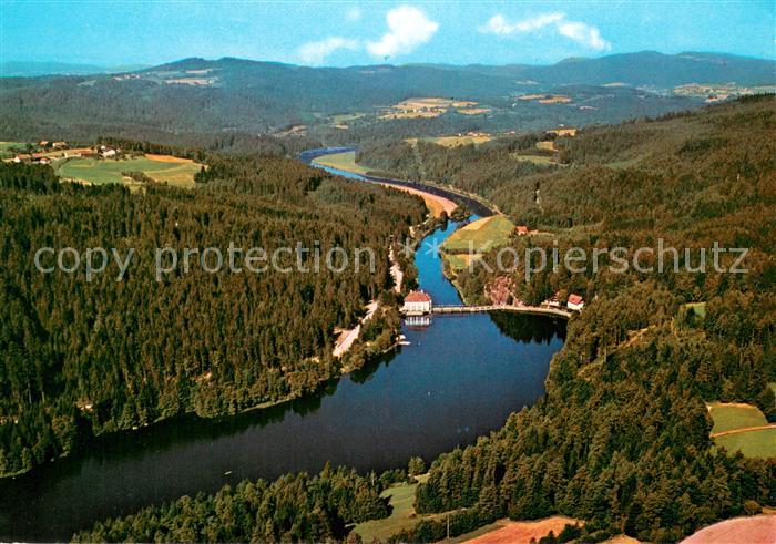 Hoellensteinsee und Kraftwerk Fliegeraufnahme