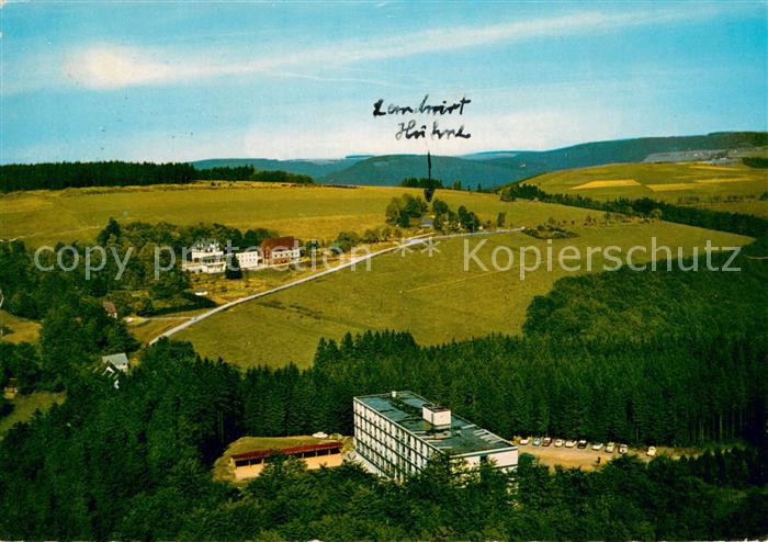 Hoheleye Fuerstl Wittgensteiner Wildpark Fliegeraufnahme