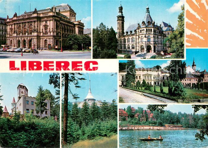 Liberec Reichenberg Divadlo Muzeum Liberecka vysina Jested Galerie vytvarneho um