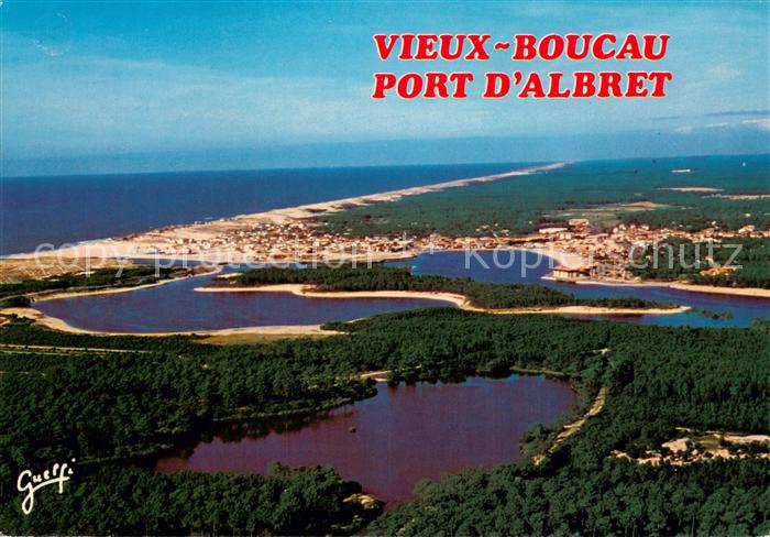 Vieux-Boucau-les-Bains Port d’Albret Etang de Pinsolle et Lac de Port Vue aerien