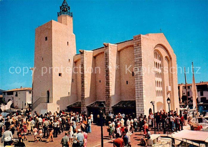 Port Grimaud Cite lacustre La nouvelle eglise oecumenique St Francois d Assise