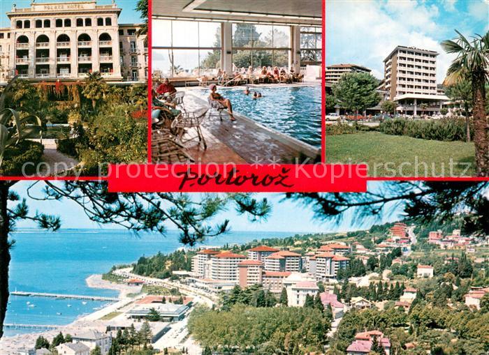 Portoroz Hoteli Palace Portoroz Hallenbad Panorama