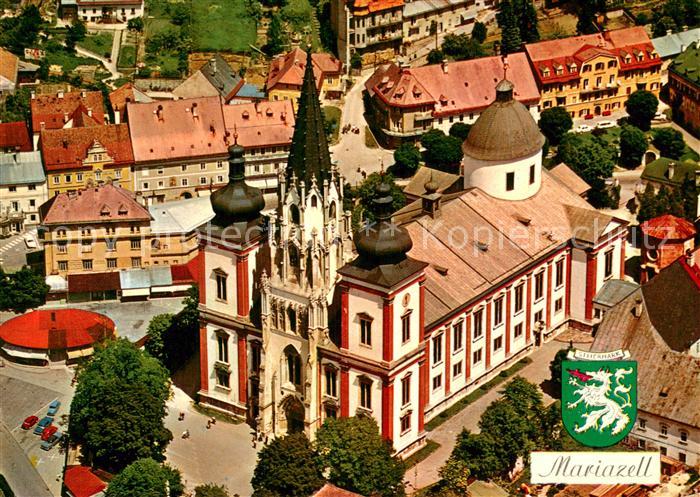 Mariazell Steiermark Basilika Fliegeraufnahme