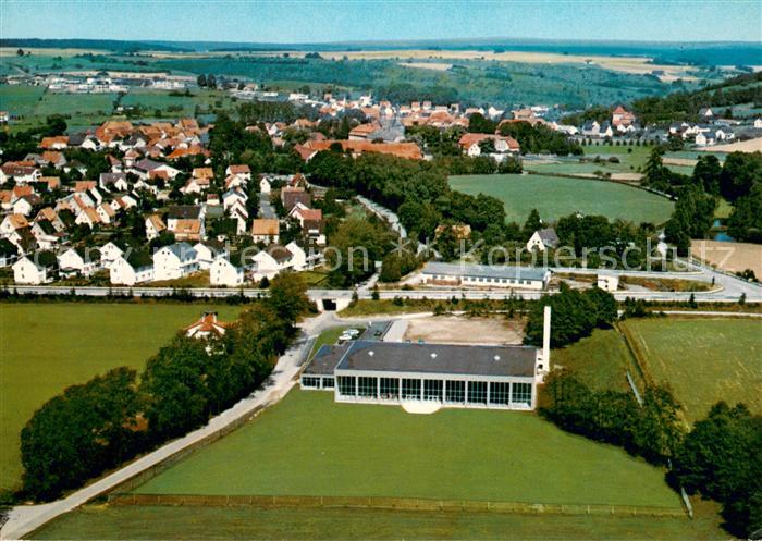Willebadessen Fliegeraufnahme mit Hallenbad