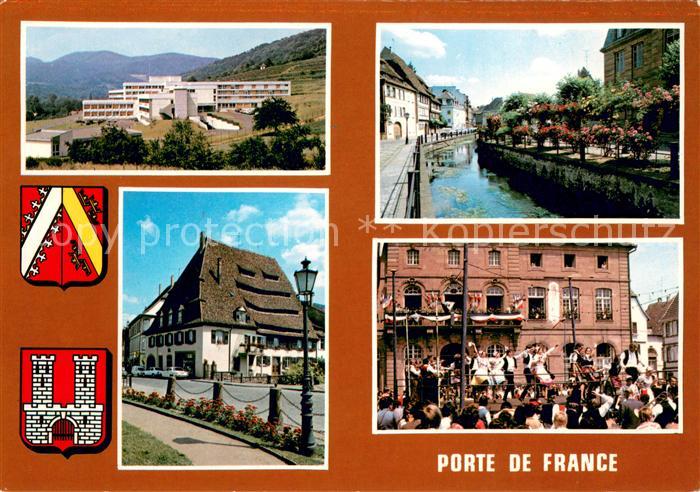 Wissembourg Weissenburg Alsace Hotelkomplex Ortspartien Theaterschauspiel