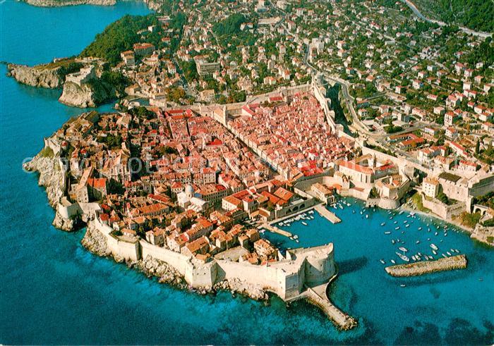Dubrovnik Ragusa Fliegeraufnahme